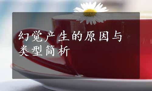 幻觉产生的原因与类型简析