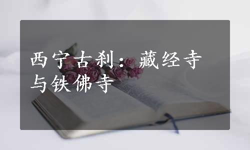 西宁古刹：藏经寺与铁佛寺