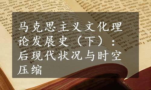 马克思主义文化理论发展史（下）：后现代状况与时空压缩