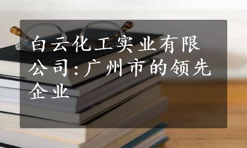 白云化工实业有限公司:广州市的领先企业