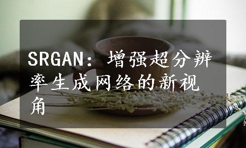 SRGAN：增强超分辨率生成网络的新视角