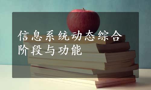 信息系统动态综合阶段与功能