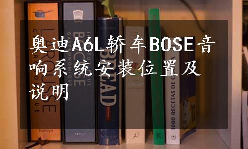 奥迪A6L轿车BOSE音响系统安装位置及说明