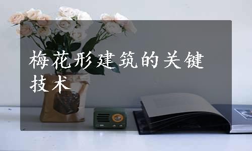 梅花形建筑的关键技术