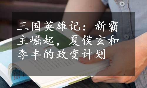三国英雄记：新霸主崛起，夏侯玄和李丰的政变计划