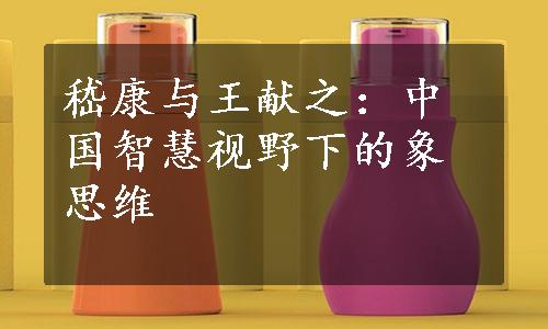 嵇康与王献之：中国智慧视野下的象思维