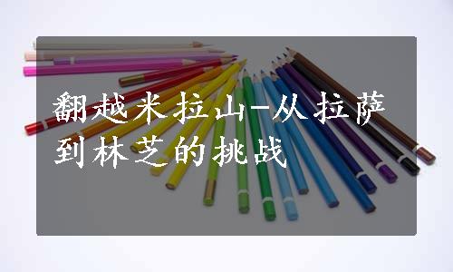 翻越米拉山-从拉萨到林芝的挑战