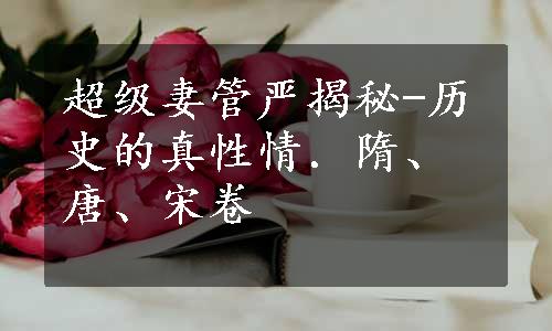 超级妻管严揭秘-历史的真性情．隋、唐、宋卷