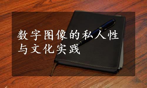 数字图像的私人性与文化实践