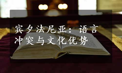 宾夕法尼亚：语言冲突与文化优势