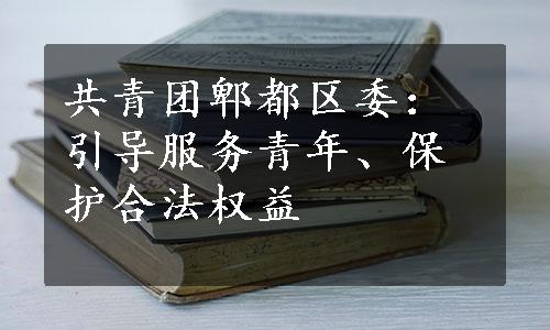 共青团郫都区委：引导服务青年、保护合法权益