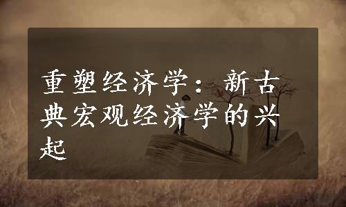 重塑经济学：新古典宏观经济学的兴起