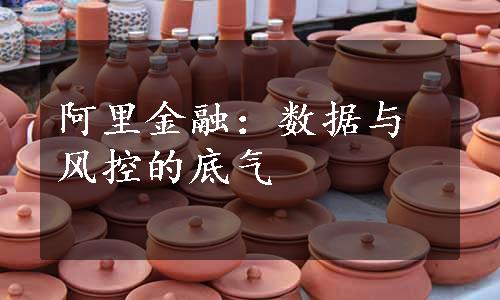阿里金融：数据与风控的底气