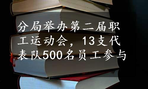 分局举办第二届职工运动会，13支代表队500名员工参与