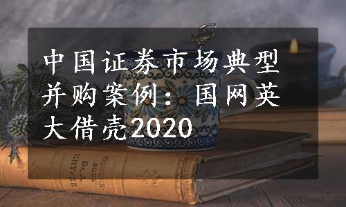 中国证券市场典型并购案例：国网英大借壳2020