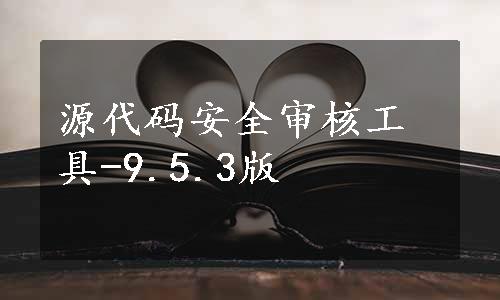 源代码安全审核工具-9.5.3版