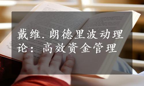 戴维.朗德里波动理论：高效资金管理