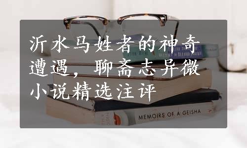 沂水马姓者的神奇遭遇，聊斋志异微小说精选注评