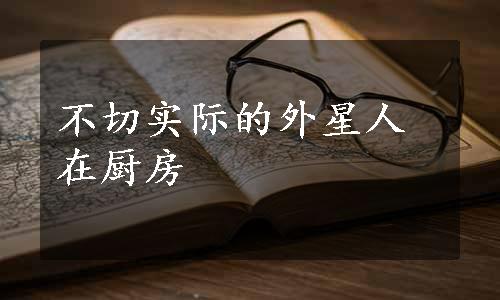 不切实际的外星人在厨房