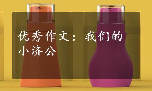 优秀作文：我们的小济公