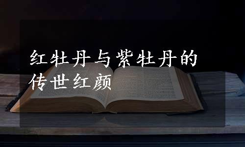 红牡丹与紫牡丹的传世红颜